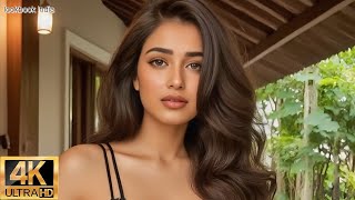 Stunning 4K AI Art | Indian Model in a Dreamy Backyard Oasis! 🌿✨