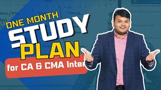 One Month Study Plan DT | Time lines to Complete Each Topic | CA CMA Inter | CA Vijay Sarda