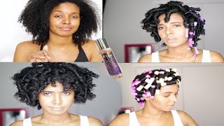 OVER 100 PERM RODS IN MY NATURAL HAIR *NEW* MANE CHOICE PEACH BLACK TEA & VITAMIN FUSION MOUSE