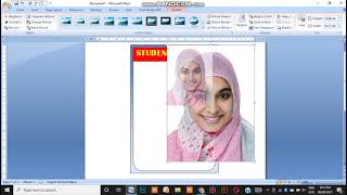 How to make ID Card Design in Ms word 2021 (Advance ID Card Design) students id card design