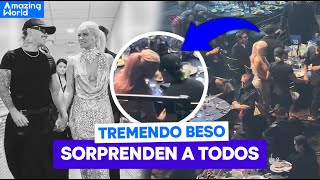 El Beso Más Esperado: Karol y Feid protagonizan TREMENDO BESO en Premios Mujer Del Año 2024.