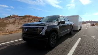 Ford F-150 Lightning EV Pickup Towing Test @ Davis Dam