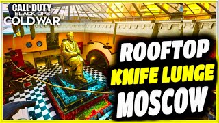 COD COLD WAR GLITCHES NEW INSANE ROOFTOP KNIFE LUNGE ON MOSCOW (CALL OF DUTY BOCW GLITCHES)