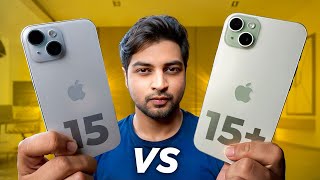 iPhone 15 Vs 15 Plus  Full Comparison in Hindi | What Should You Buy? Mohit Balani