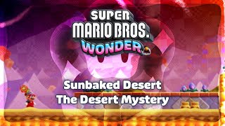 Super Mario Bros. Wonder • 4-2 "The Desert Mystery" 100%