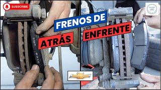 👉HAZLO TU MISMO →COMO CAMBIAR las PASTILLAS← de los FRENOS con POCA HERRAMIENTA #brakepads 👨‍🔧 😉