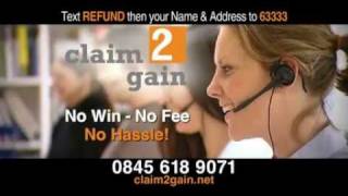 CLAIM2GAIN ~ VoD Ad for PPI Claims