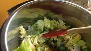 INSTANT POT - INDIAN SPICED LETTUCE SOUP