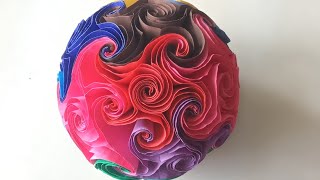 Twirl ball flower