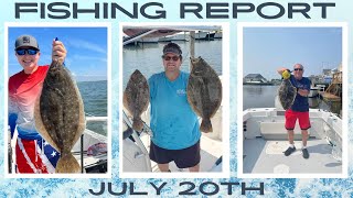 New Jersey Fishing Report July 20th #fishingreport #surffishing