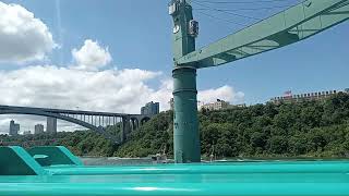 Got down to the Niagra River to cool off and filter water