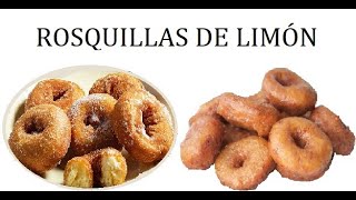 ROSQUILLAS DE LIMÓN