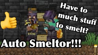 Minecraft: How to make an Automatic Smelting Machine to Smelt all your items...