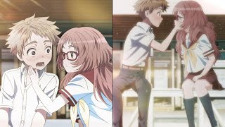 Komura and Mei finally touches each other faces | The Girl I Like Forgot Her Glasses Episode 11