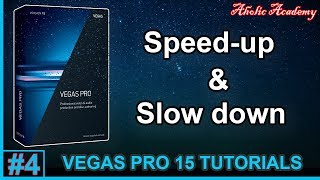 Vegas Pro 15 - How To Speed-up / Slow down Clips | Tutorial #4 | vegas pro 15