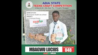 SKILLUP NAIJA'S ABIA STATE TEENS' CRAFT COMPETITION - CONTESTANT 048, MBGWU LUCIUS #SkillUpNaija