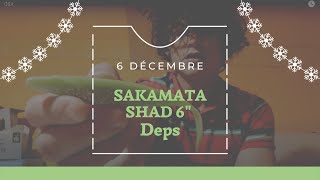 L'ADVENT'LURES 3,5-6" 6 Décembre Sakamata shad 6" - Deps