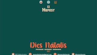 LIVE DIES NATALIS XX POLTEKKES KEMENKES SURAKARTA HEFEST 2021