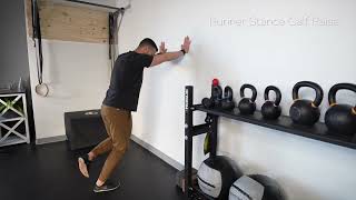 Runner Stance Calf Raise