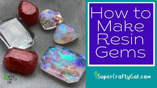 How to Make Resin Gems with UV resin