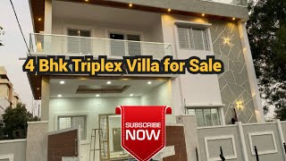 4 Bhk Triplex villa for sale ||Sainikpuri||@Sigmaproperties#Hyderabad