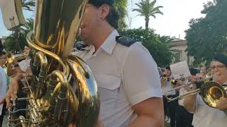 Pasacalles, ofrenda a la Virgen y mini concierto de la Agrupación Musical de Valme.