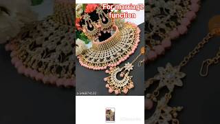 #meesho #jewellery set for marriage function #shorts #onlinegarg