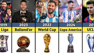 Lists Of Lionel Messi Career All Trophies And Awards