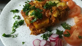 غراتان لحم مفروم - بطاطا و باذنجان    Recette Gratin