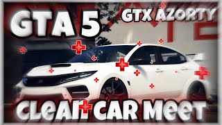 LIVE GTA 5 Rassemblement clean Car Meet PS4!!