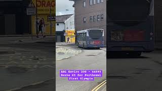 First Olympia - ADL Enviro 200 (44593): Route 63 for Porthcawl