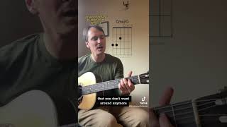 How to play “between the bars” by Elliott Smith #easyguitartutorial #guitartutorial #guitarlesson