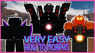 Roblox - [MINI UPDATE] - New Morphs in Toilet Roleplay