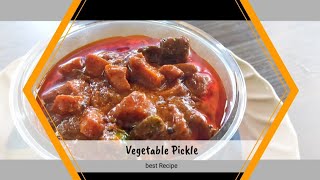 Vegetable pickle with carrot and tindoora // Bachelor kitchen// cookie