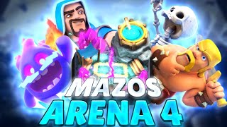 3 MEJORES MAZOS PARA ARENA 4 EN CLASH ROYALE