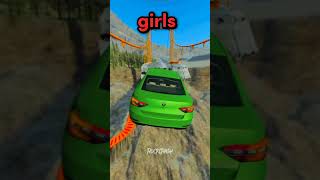 girls♀️👩vs boys👦♂️ Beamng.drive #shorts