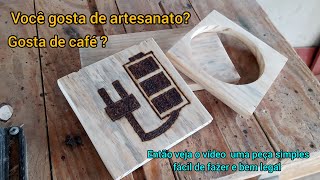 Como fazer uma peça de artesanato com madeira simples e fácil, você vai gostar