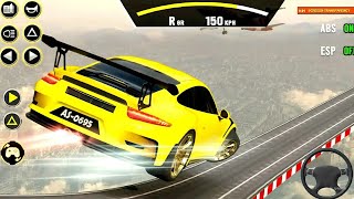 mega ramp game - stunt racing car - android gameplay