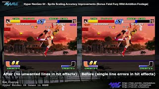 (Bonus Content) MAME - Hyper NeoGeo 64 - Sprite Zoom Accuracy Fixes (no commentary)