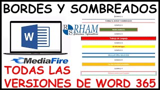 ✅💥🔥Como CREAR BORDES Y SOMBREADOS  a un PÁRRAFO EN MICROSOFT WORD 2021 (EJERCICIO 22)