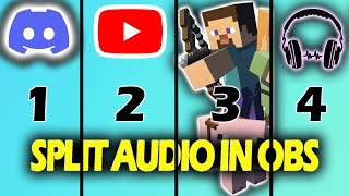 How To Separate Game Audio From Discord in OBS STREAMLABS|Split Recorded Audio Into Different Tracks