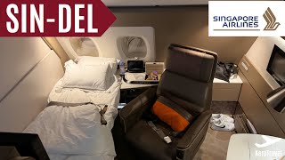 SINGAPORE AIRLINES SUITES FIRST CLASS 2024 | SINGAPORE - DELHI | AIRBUS A380 | TRIPREPORT 4K