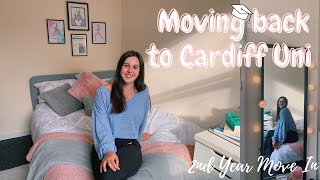 Moving To Cardiff University Again! | Year 2 Move In Vlog