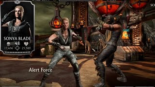 Mortal Kombat mobile Silver Character Soniya Blade all powers