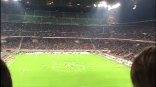 Milan Sassuolo 1-0 Curva Sud Milano