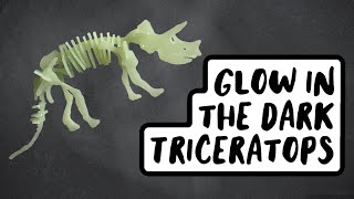 Glow in the Dark Triceratops (Build with me!)