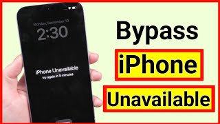 Bypass iPhone Unavailable Without losing Data 2024 || bypass iPhone Unavailable Without Computer ||