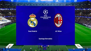 REAL MADRID vs AC MILAN - Champions League 2024/25 - PES Dream Patch Season 2025