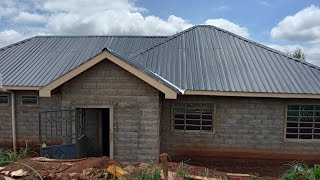 A 4 Bedroom House in KANGEMA Built with INTERLOCKING BLOCKS💯