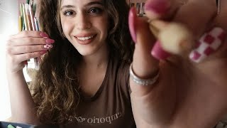 GREEK ASMR || Painting ON your face 🎨|| Ελληνικο ασμρ